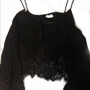 LA HEARTS Lace Blouse